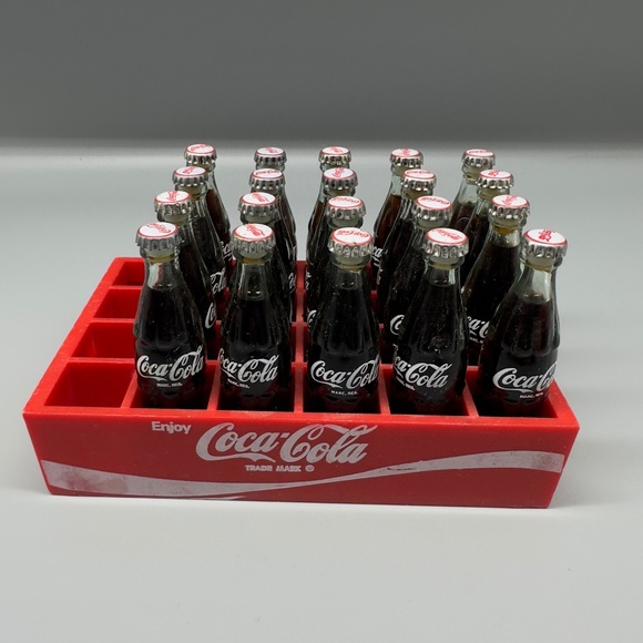 Vintage miniature coca cola glass bottles RARE - Picture 3 of 8